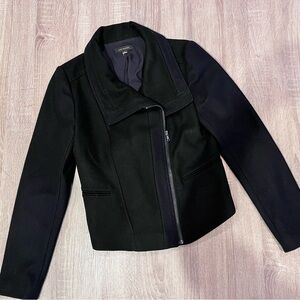 Ann Taylor Wool Blend Moto Jacket size 2